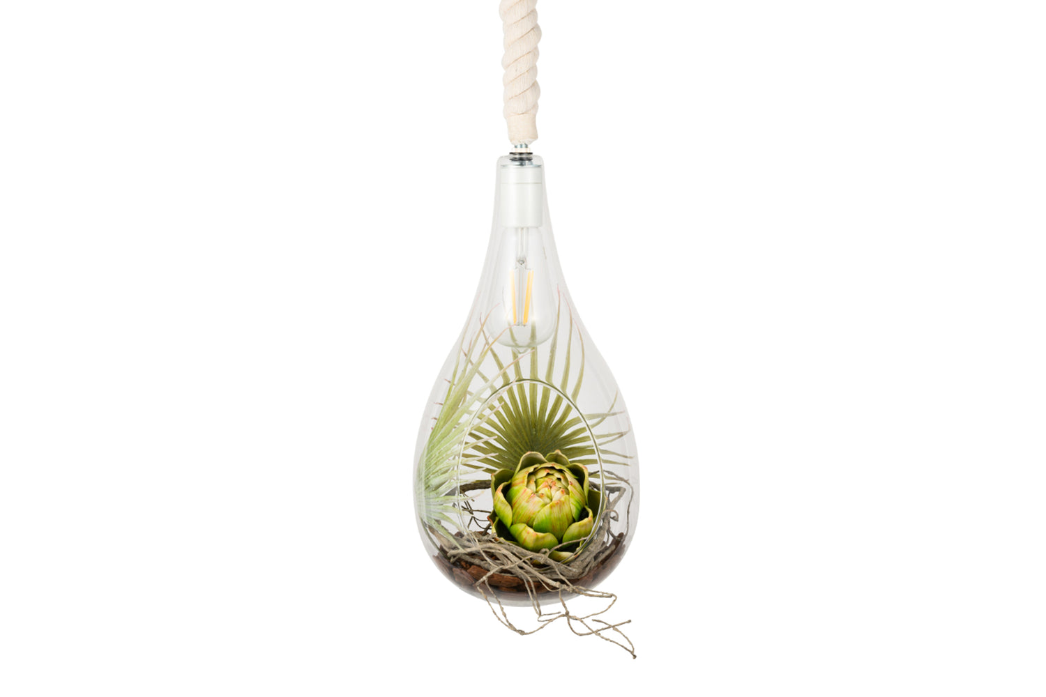 BOTANIC HANGING LIGHT with FAKEGREEN