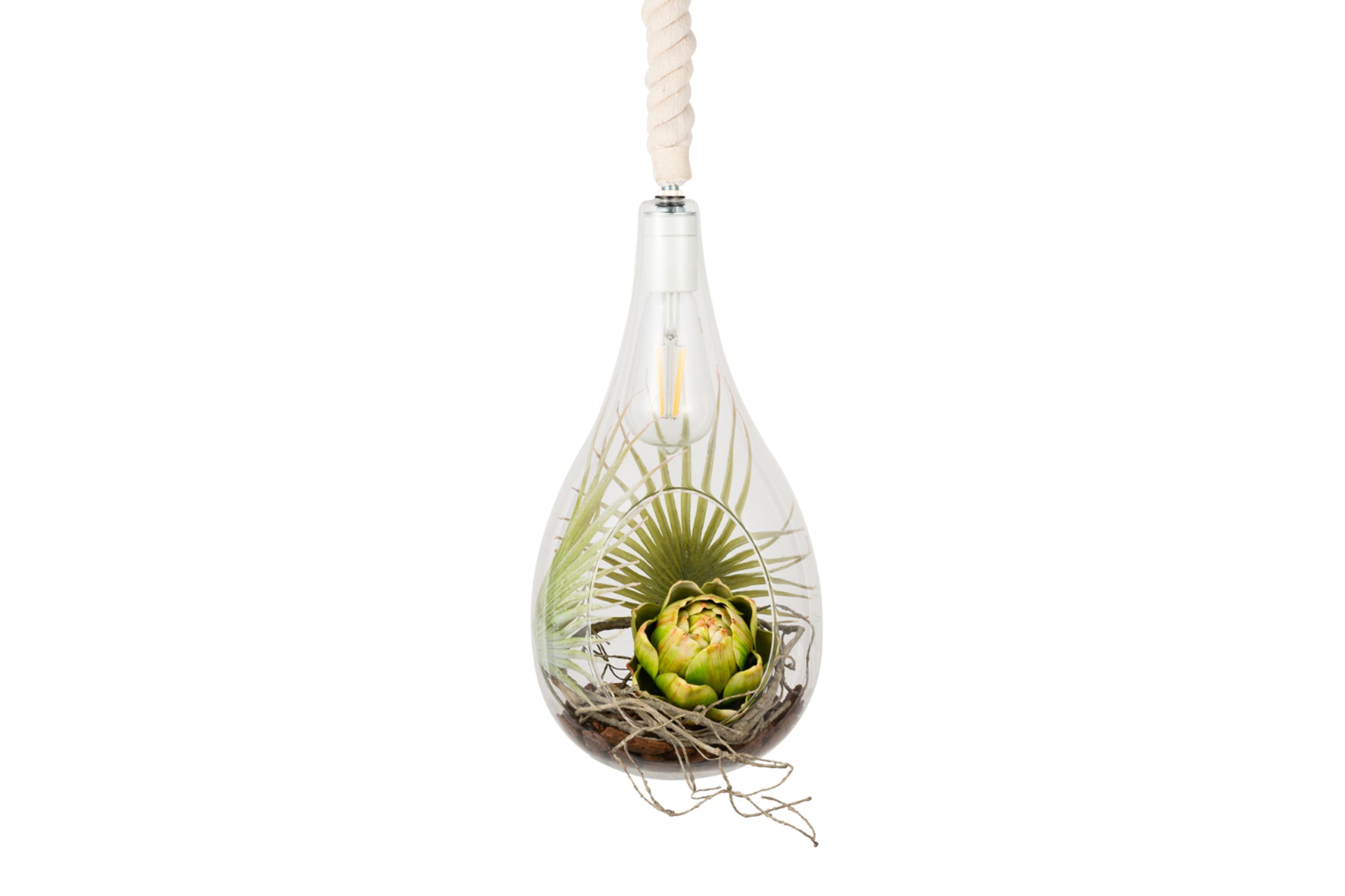 BOTANIC HANGING LIGHT with FAKEGREEN