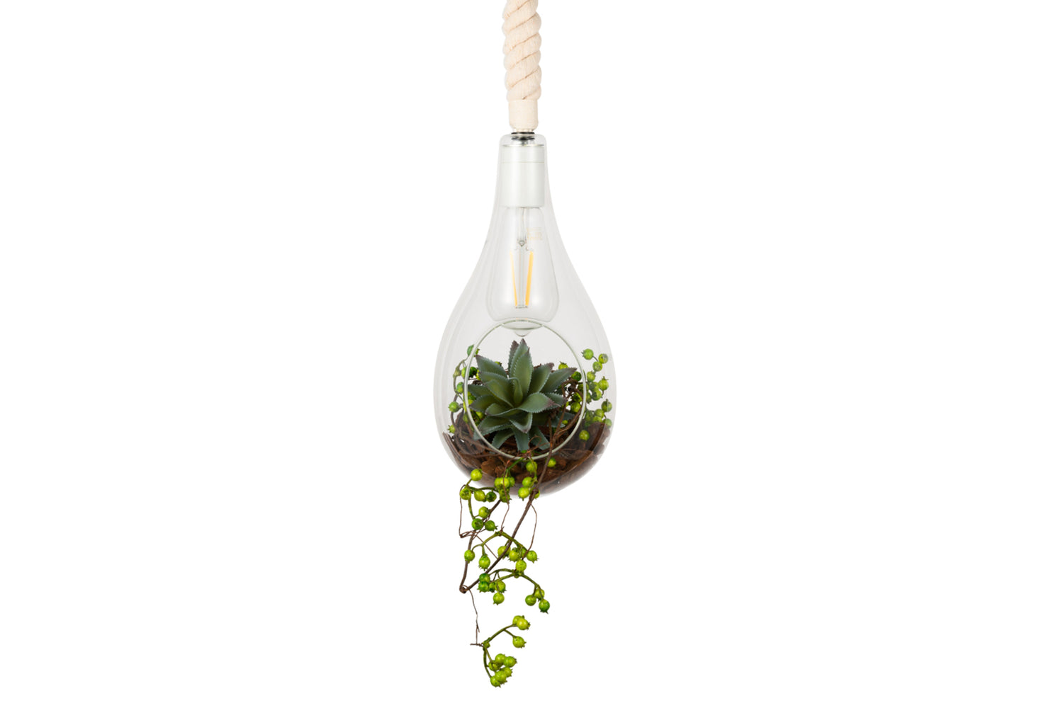 BOTANIC HANGING LIGHT with FAKEGREEN