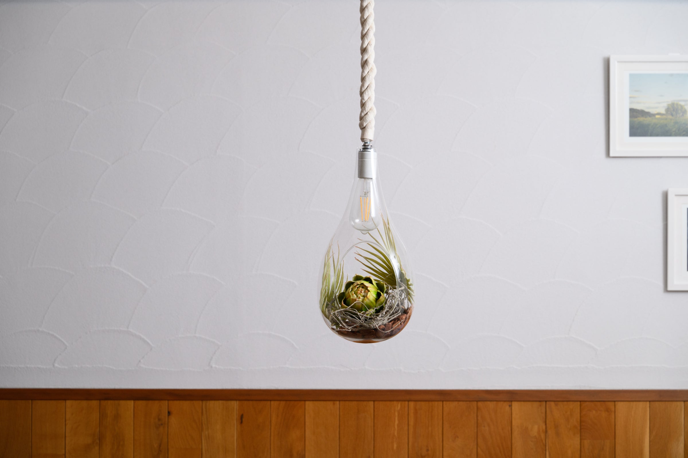 BOTANIC HANGING LIGHT with FAKEGREEN