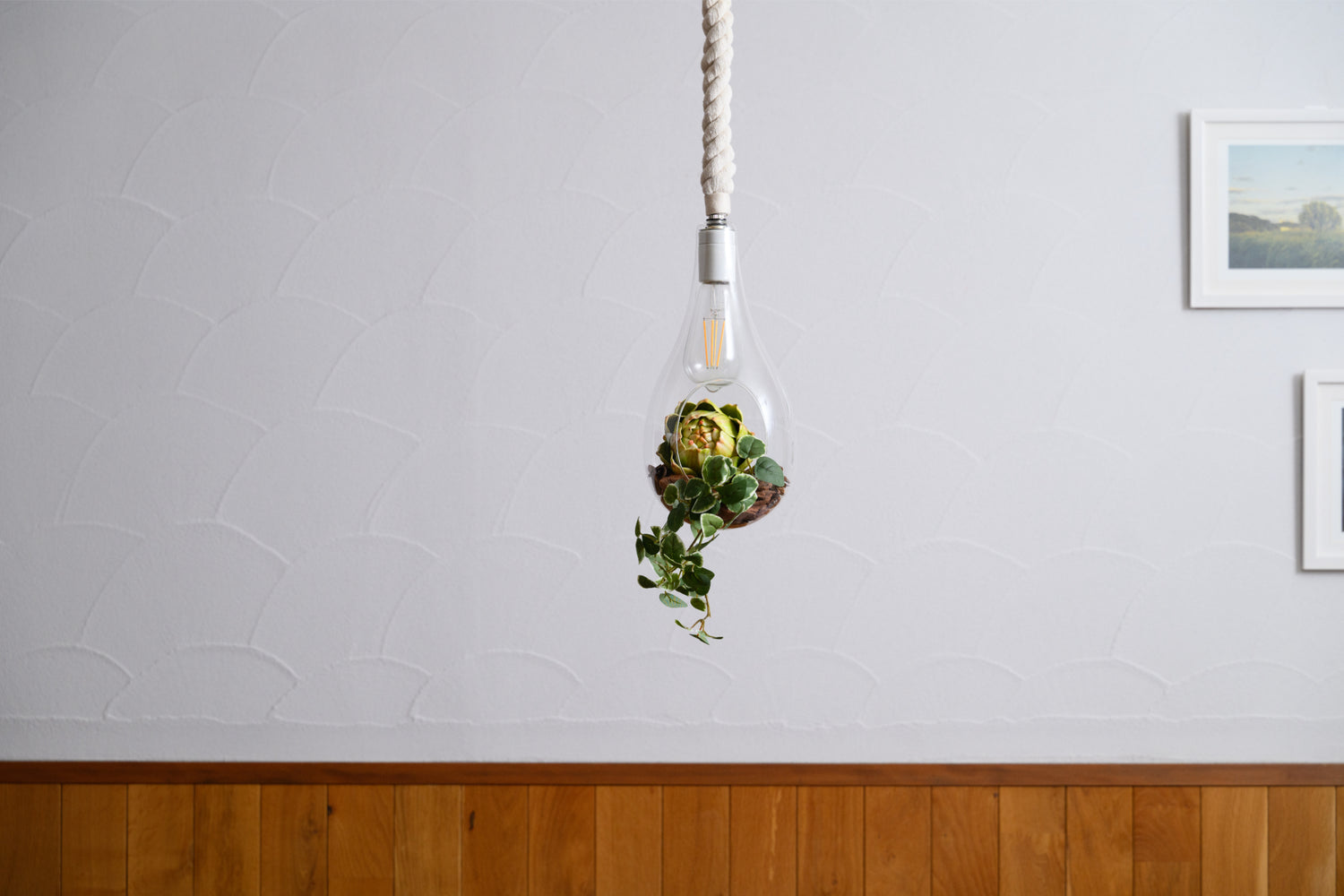 BOTANIC HANGING LIGHT with FAKEGREEN