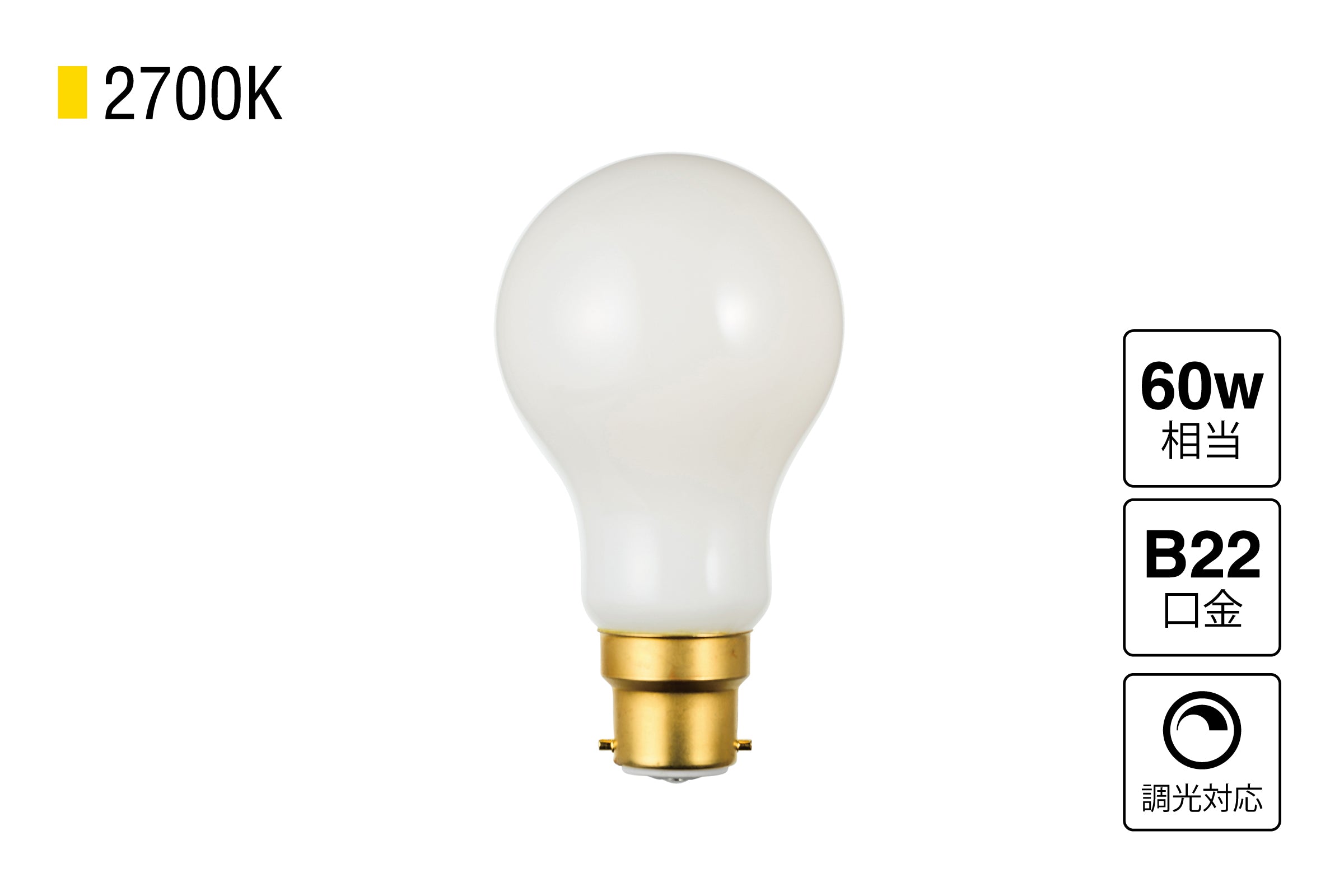 LED SWAN BULB 2700 WHITE EDISWAN DC24V