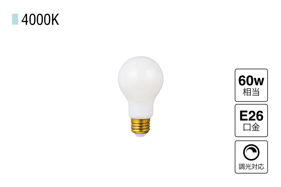 LED SWAN BULB 4000 WHITE EDISWAN