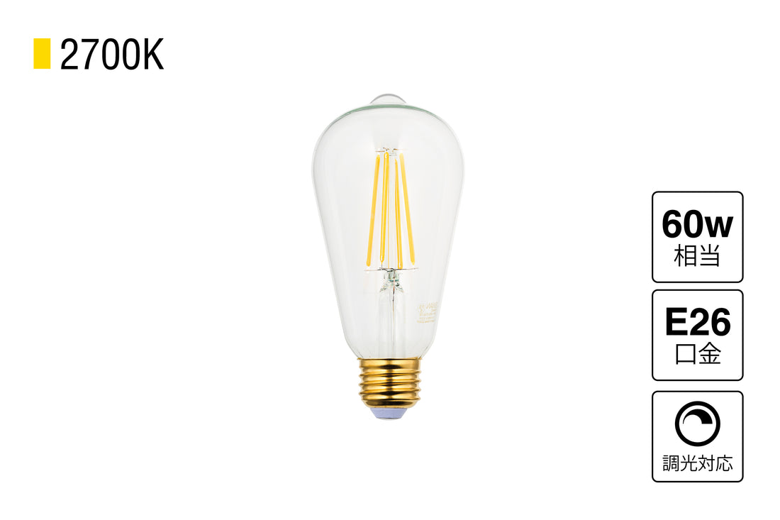 LED SWAN BULB 2700 EDISON 調光