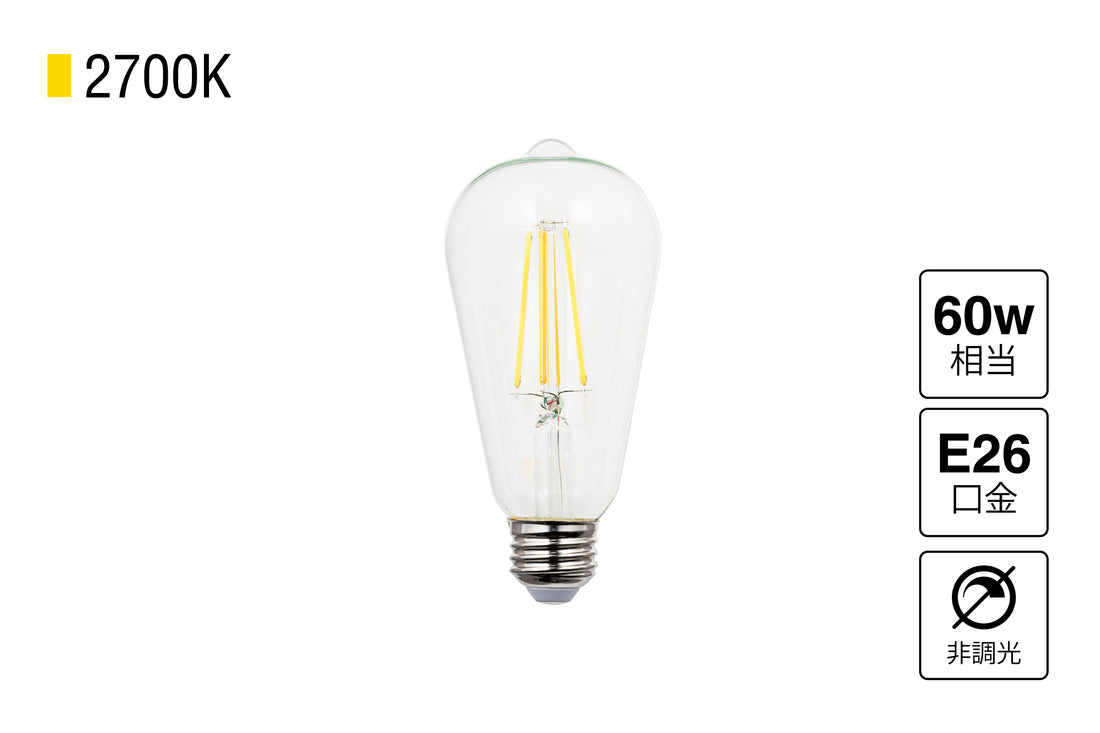 LED SWAN BULB 2700 EDISON 非調光